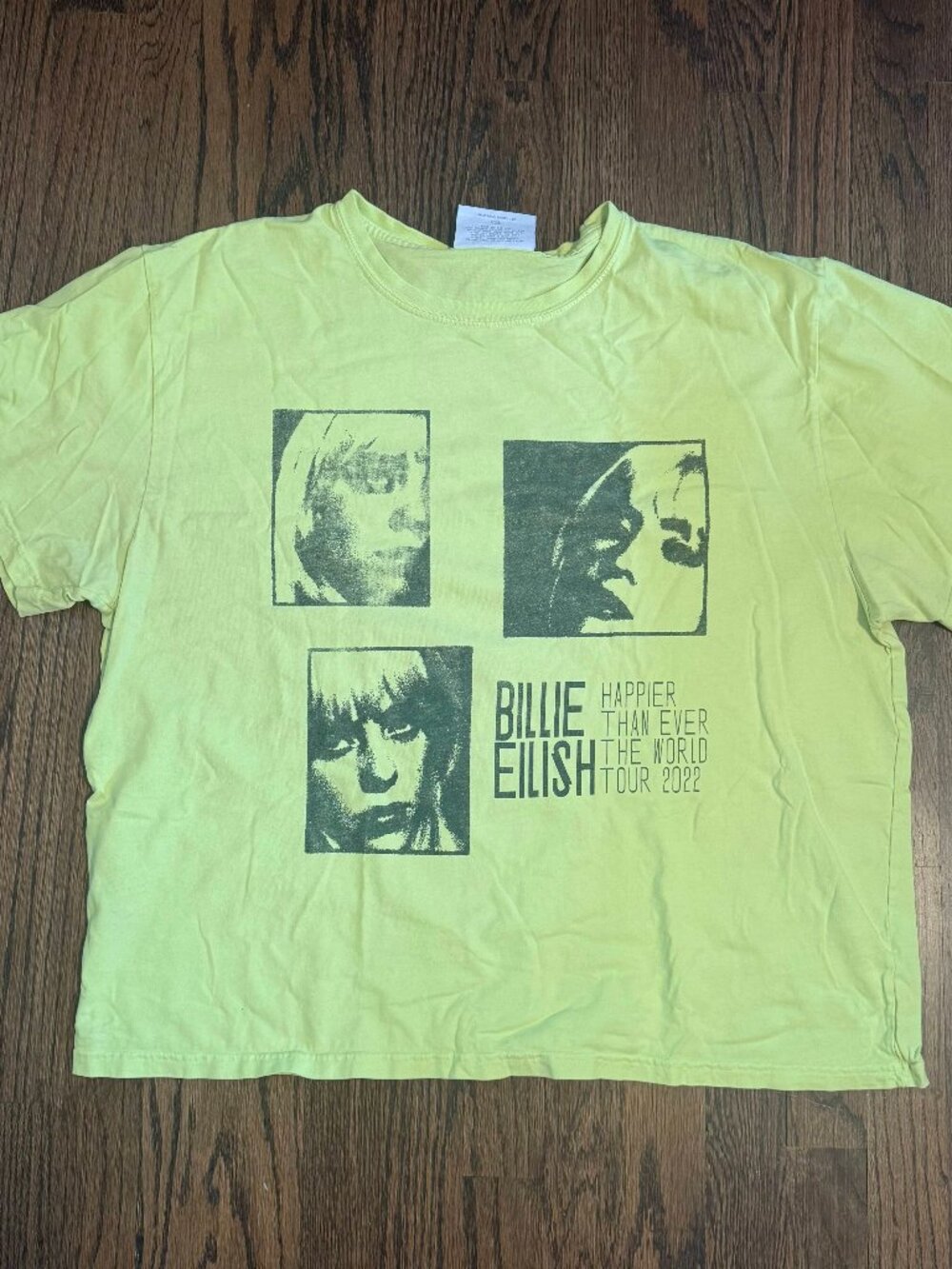 Billie Eilish Happier Than Ever Tour T-Shirt